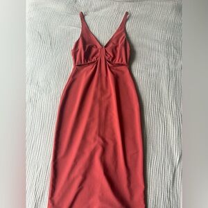 Abercrombie Slim Cut Out Midi Dress